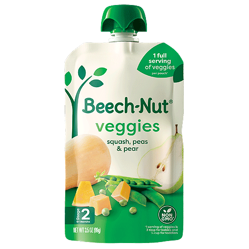 Squash, Peas & Pear Pouch