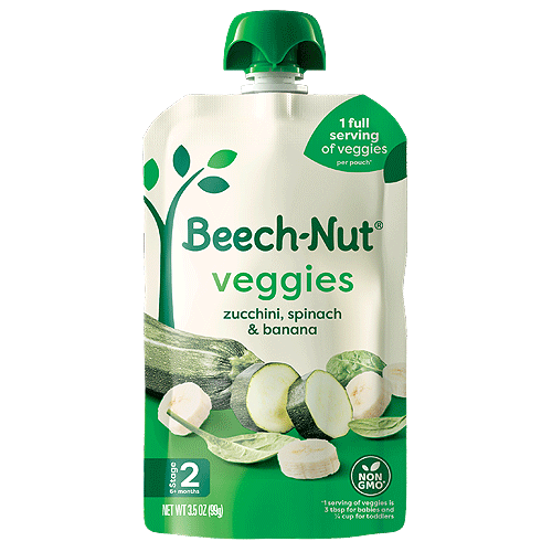 Zucchini, Spinach & Banana Pouch