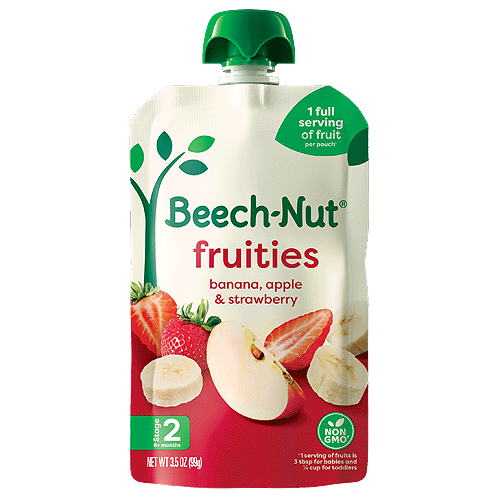 Banana, Apple & Strawberry Pouch