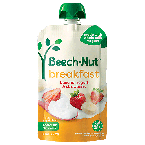 Yogurt, Banana & Strawberry Pouch