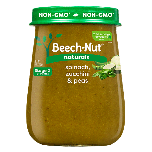 Spinach, Zucchini & Peas Jar