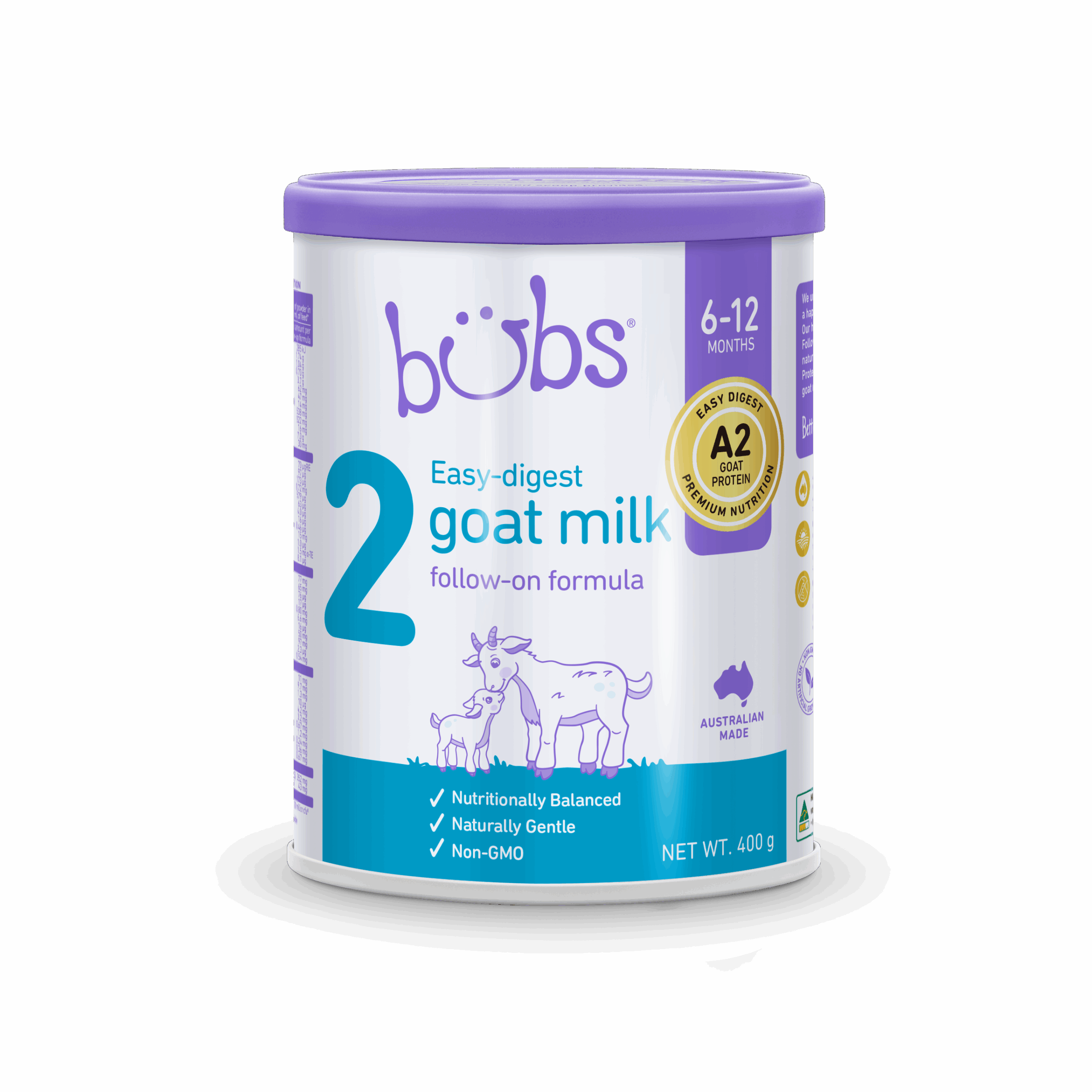 Bubs Easy-Digest Goat milk Follow-on Formula S2 400g – (CHINA)