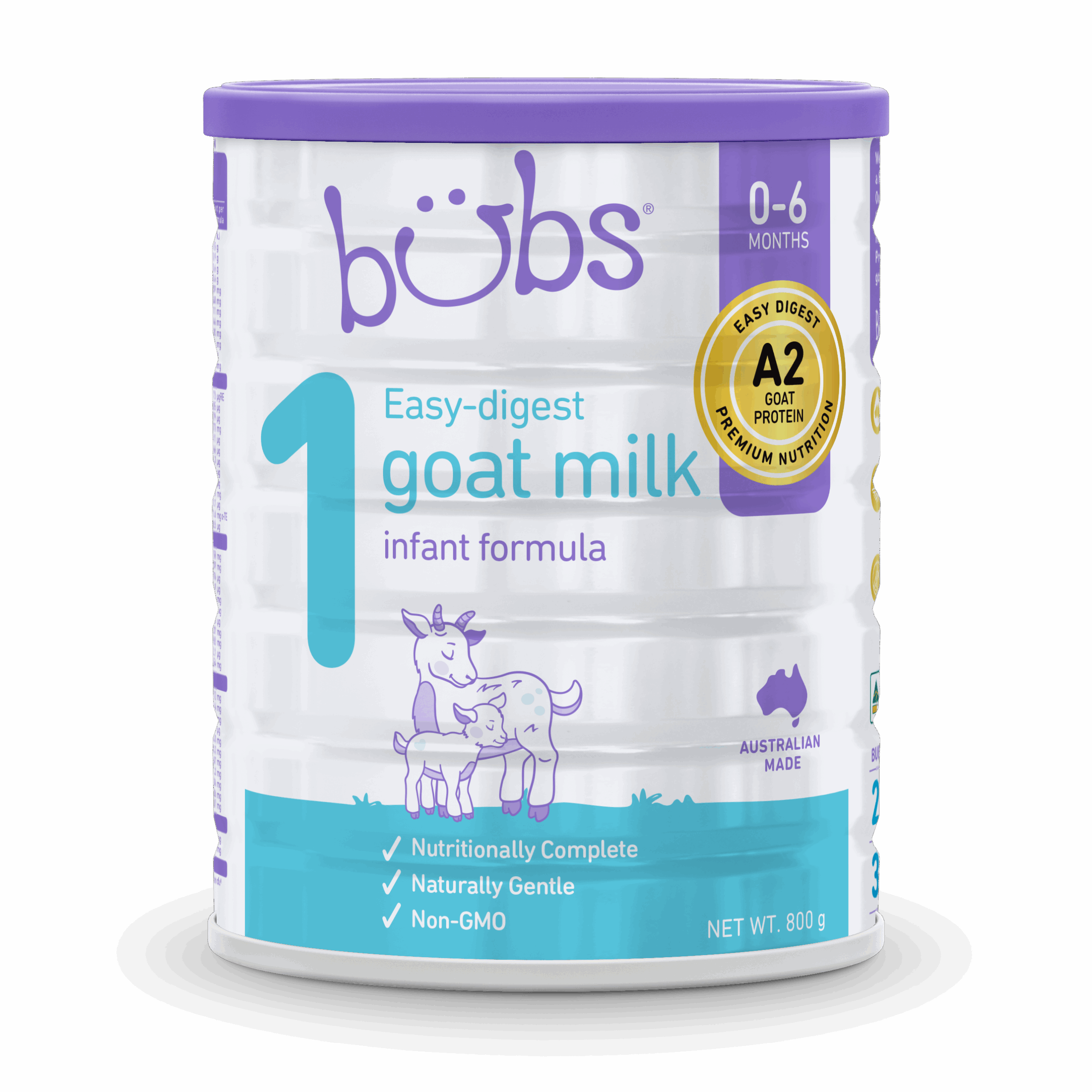 Bubs Easy-Digest Goat milk Infant Formula S1 800g – (CHINA)
