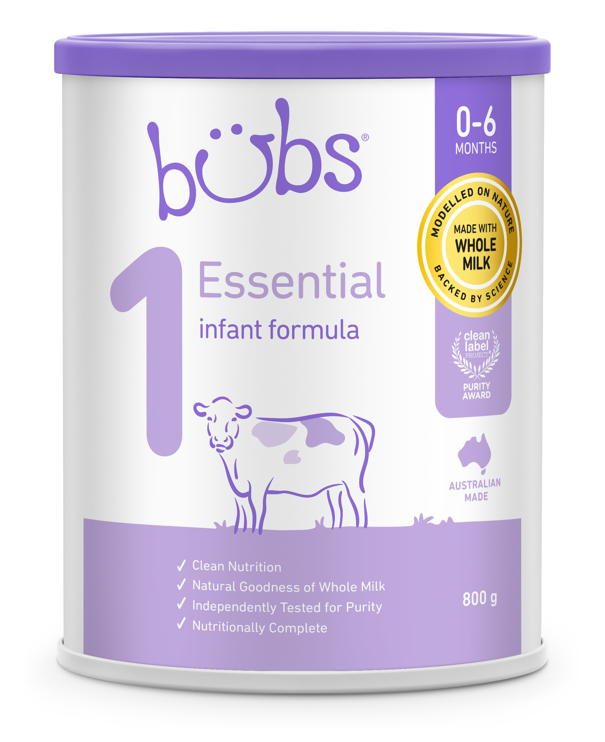 Bubs Essential infant formula 1 800g