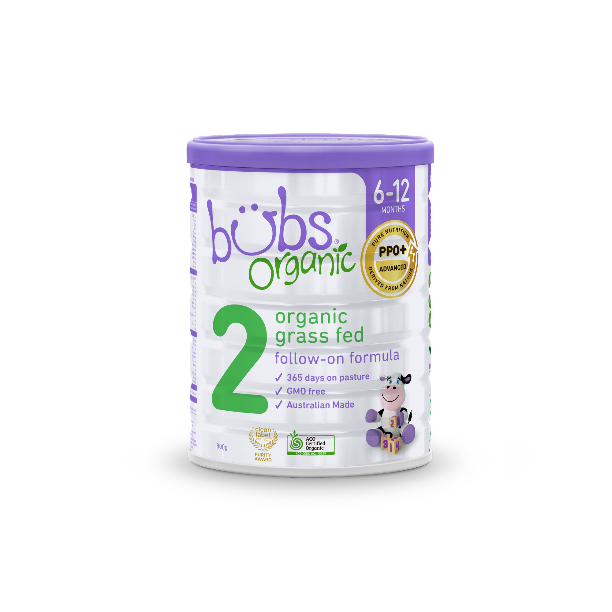 Bubs Organic Grass-Fed Follow-on Formula S2 800g