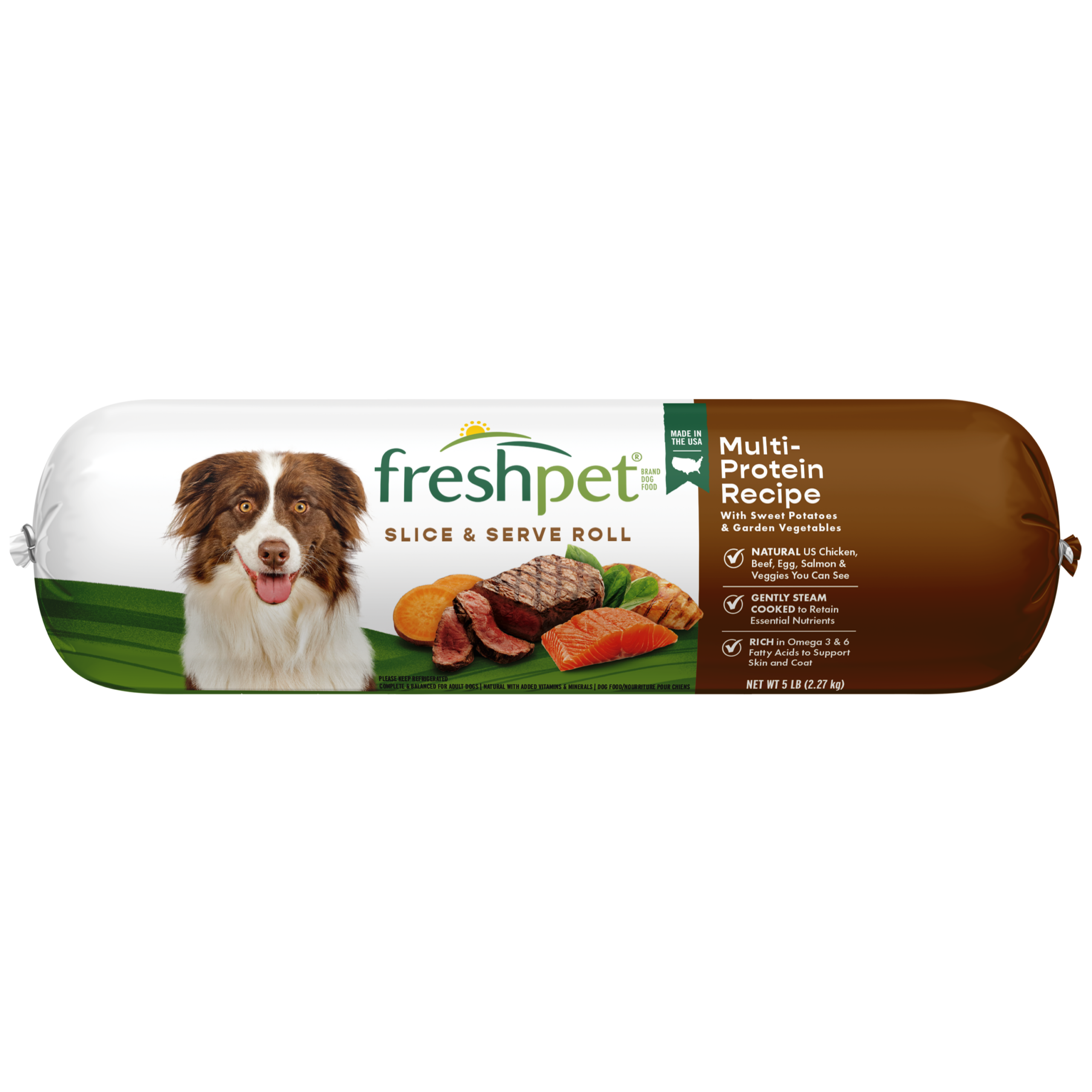 FRESHPET SELECT DOG ROLL MULTI PROTEIN RECIPE 5 LB