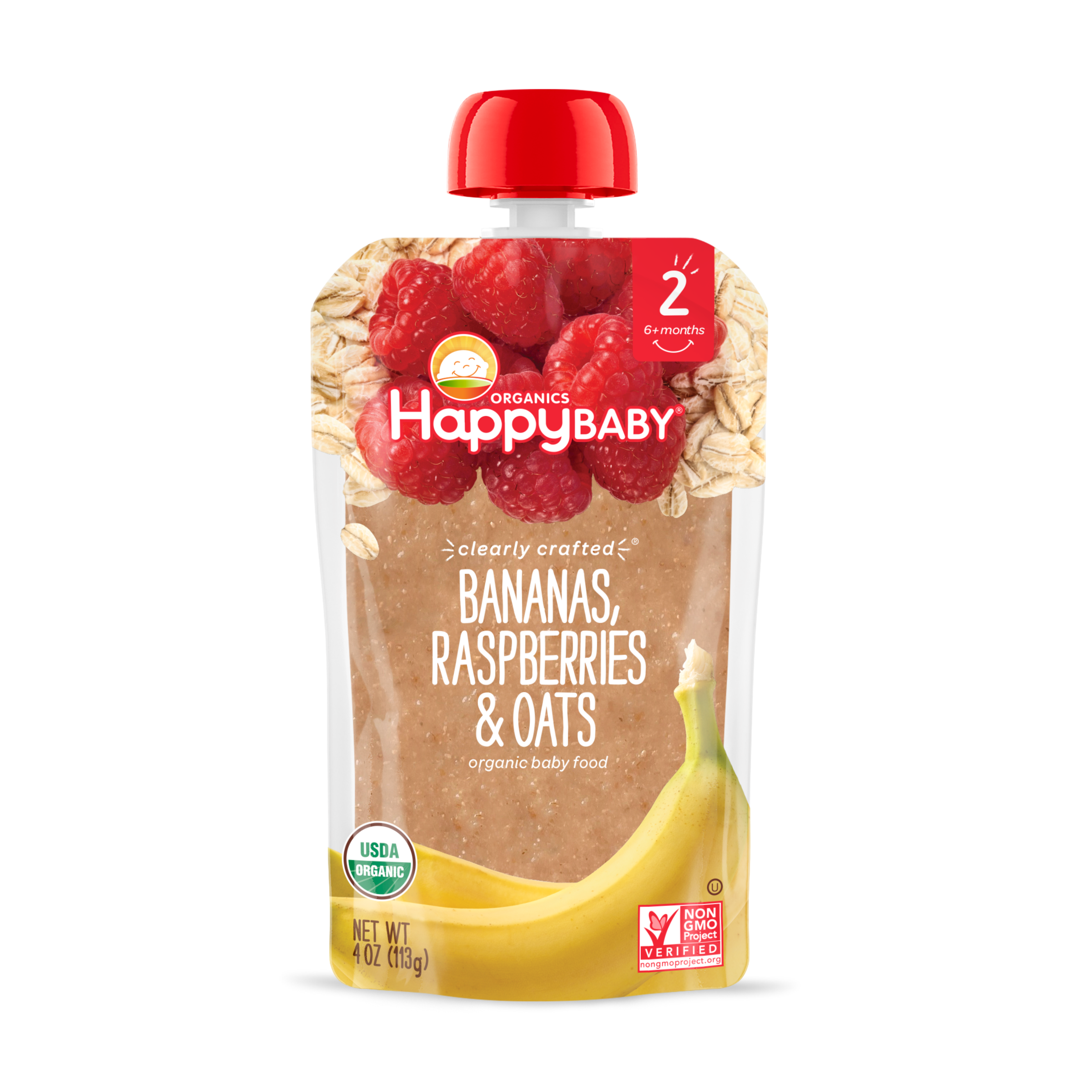 Bananas, Raspberries & Oats