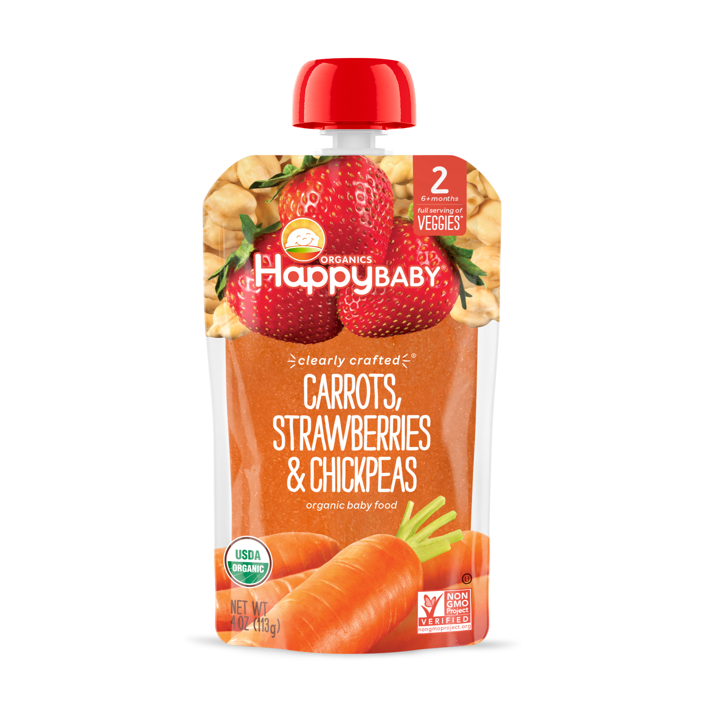 Carrots, Strawberries & Chickpeas