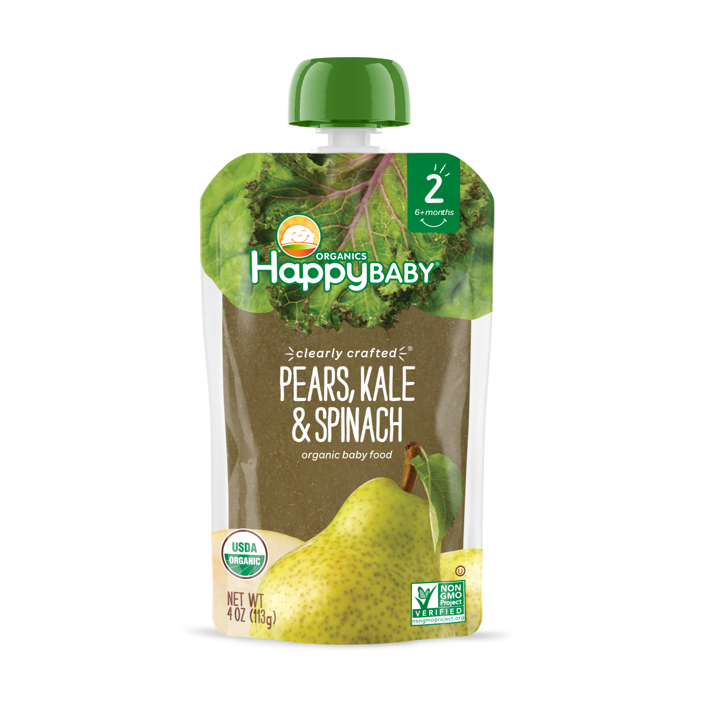 Pears, Kale, Spinach