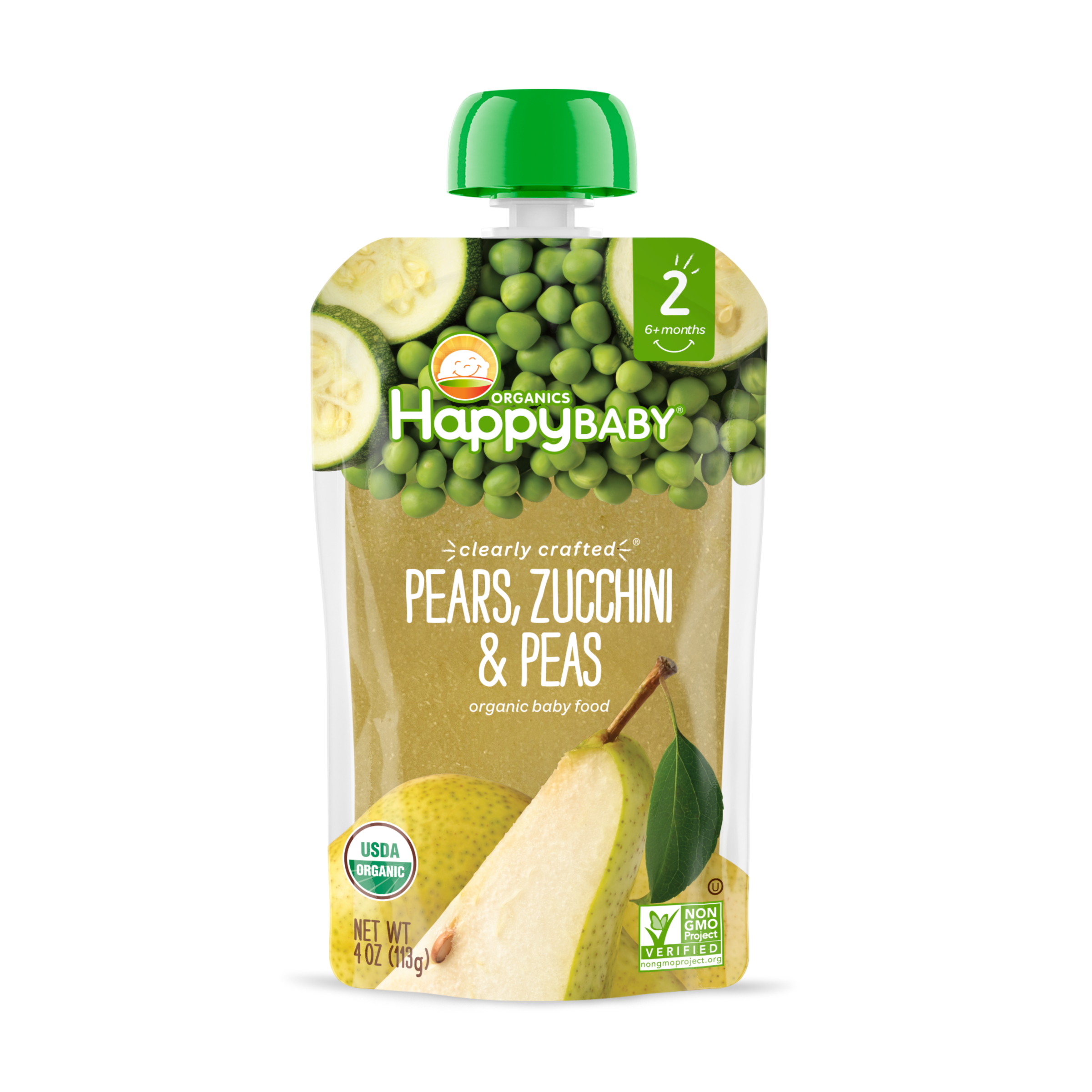 Pears Zucchini & Peas