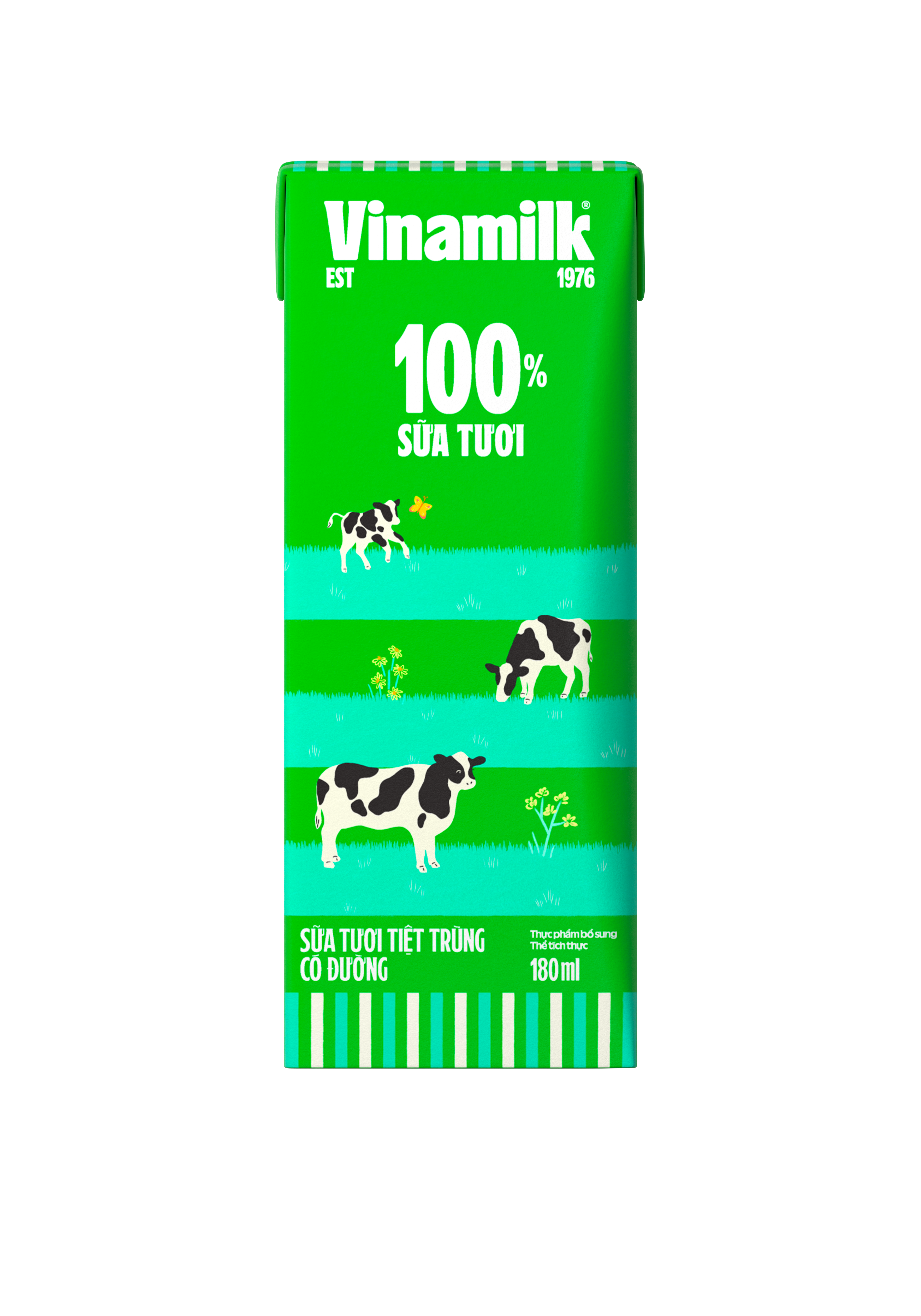Vinamilk 100% Fresh Milk – UHT Fresh Milk – Sweetened