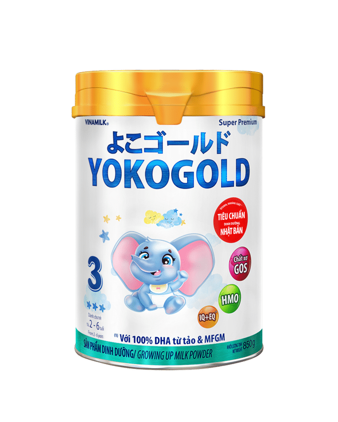 YokoGold 3: Growing Up Milk Powder – Formula inspired by breast milk with Japanese nutritional standard